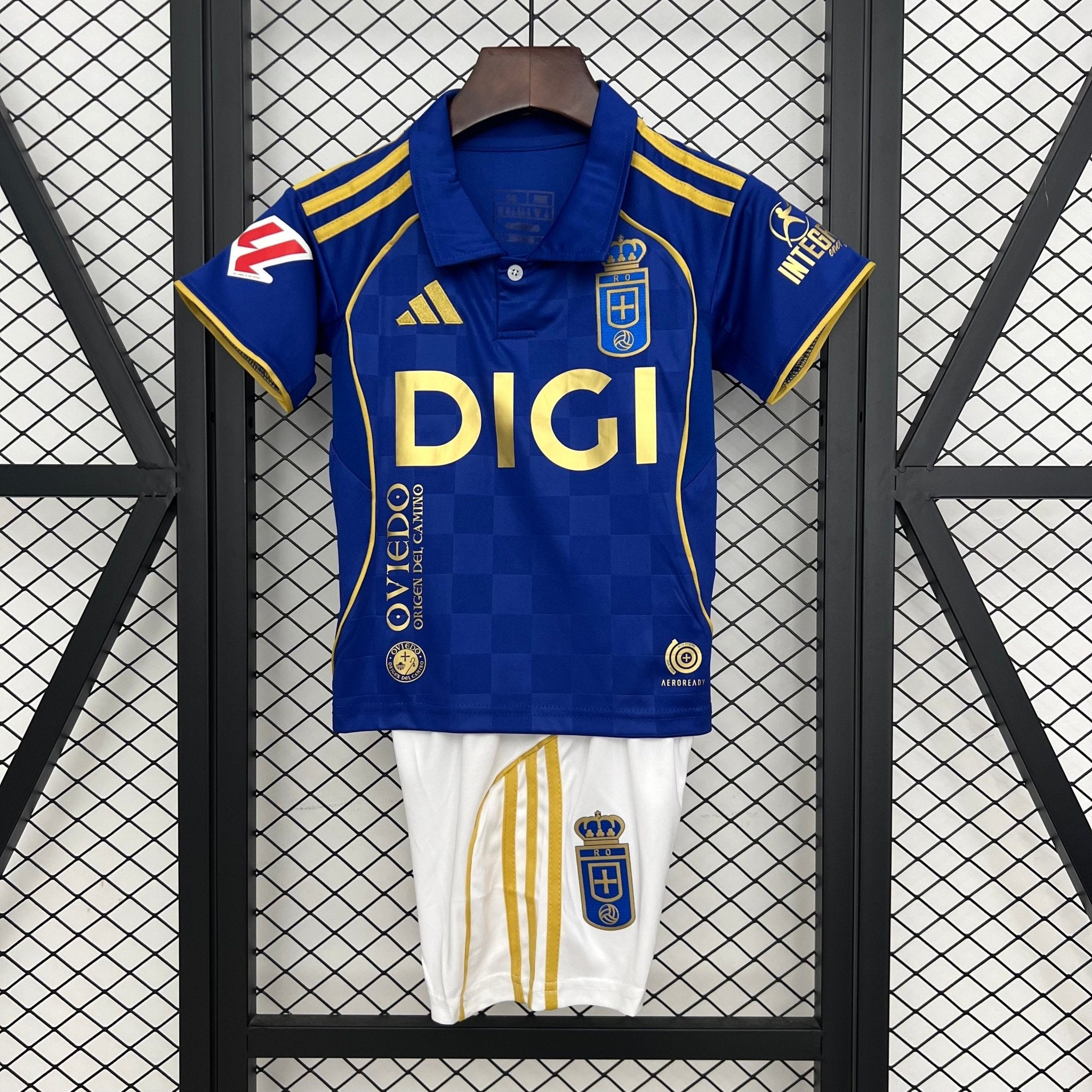 REAL OVIEDO PRIMERA EQUIPACIÓN 25/26 NIÑOS - Bota de Oro Tienda