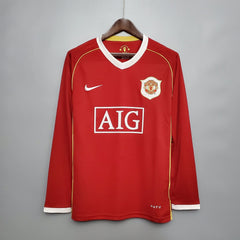MANCHESTER UNITED I 06/07 HOMBRE (RETRO) MANGA LARGA - Bota de Oro Tienda