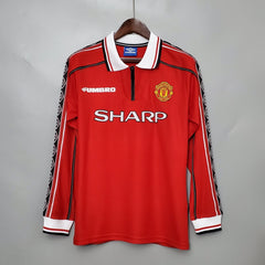 MANCHESTER UNITED I 98/99 HOMBRE (RETRO) MANGA LARGA - Bota de Oro Tienda