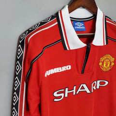 MANCHESTER UNITED I 98/99 HOMBRE (RETRO) MANGA LARGA - Bota de Oro Tienda