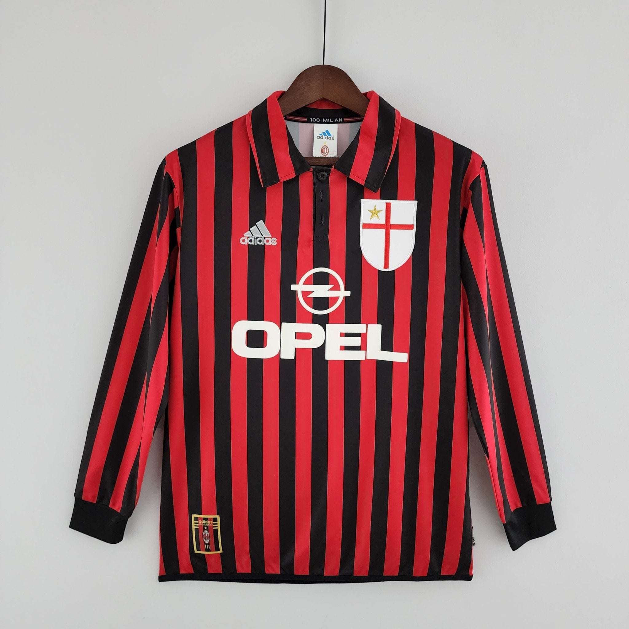 MILAN XVI 99/00 MANGA LARGA HOMBRE (RETRO) - Bota de Oro Tienda