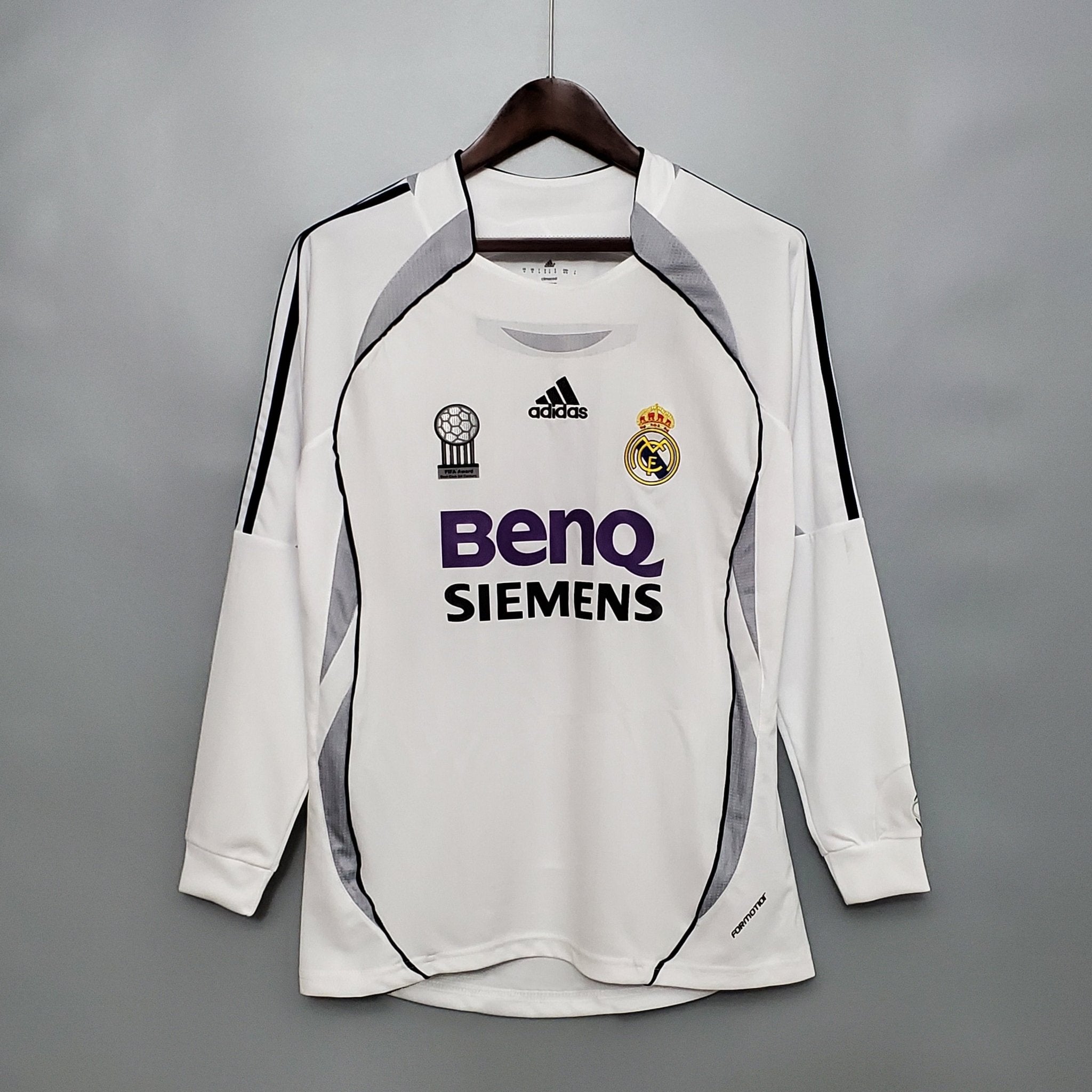 REAL MADRID I 06/07 MANGA LARGA HOMBRE (RETRO) - Bota de Oro Tienda
