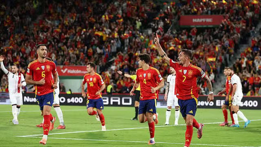 España mantiene el pleno: triunfo cómodo ante Georgia y liderato firme en el Grupo E - Bota de Oro Tienda