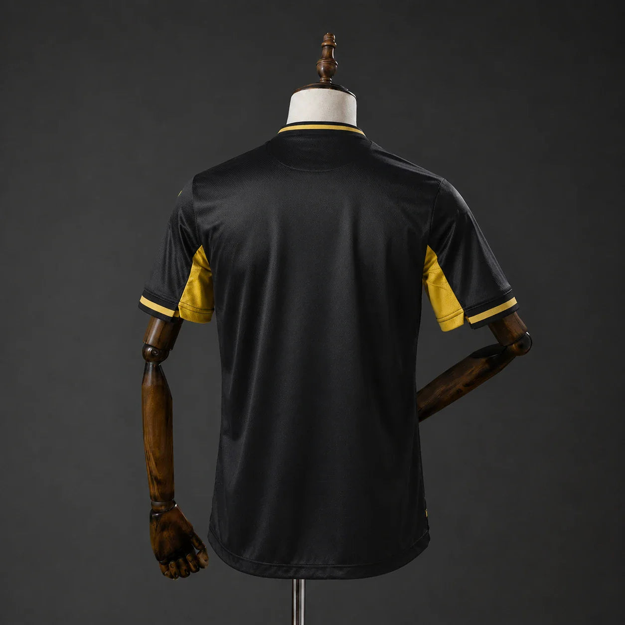 Camiseta Córdoba segunda equipación 26/27 negra y dorada - vista trasera