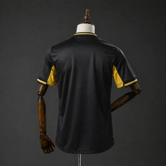 Camiseta Córdoba segunda equipación 26/27 negra y dorada - vista trasera