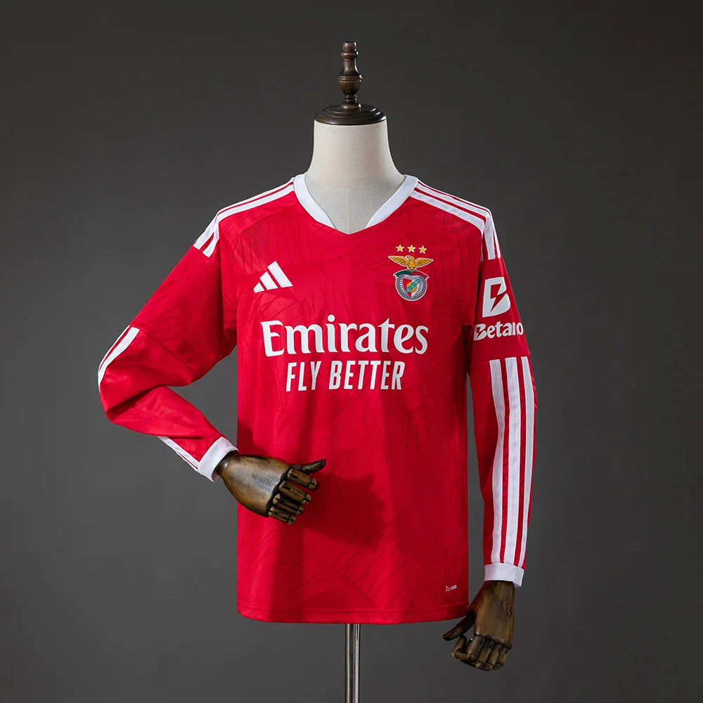 Camiseta Benfica primera equipación 26/27 manga larga roja - vista frontal