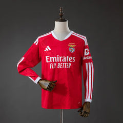 Camiseta Benfica primera equipación 26/27 manga larga roja - vista frontal