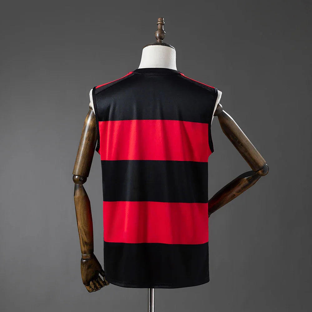 Camiseta sin mangas del Flamengo primera equipación 26/27 roja y negra - vista trasera