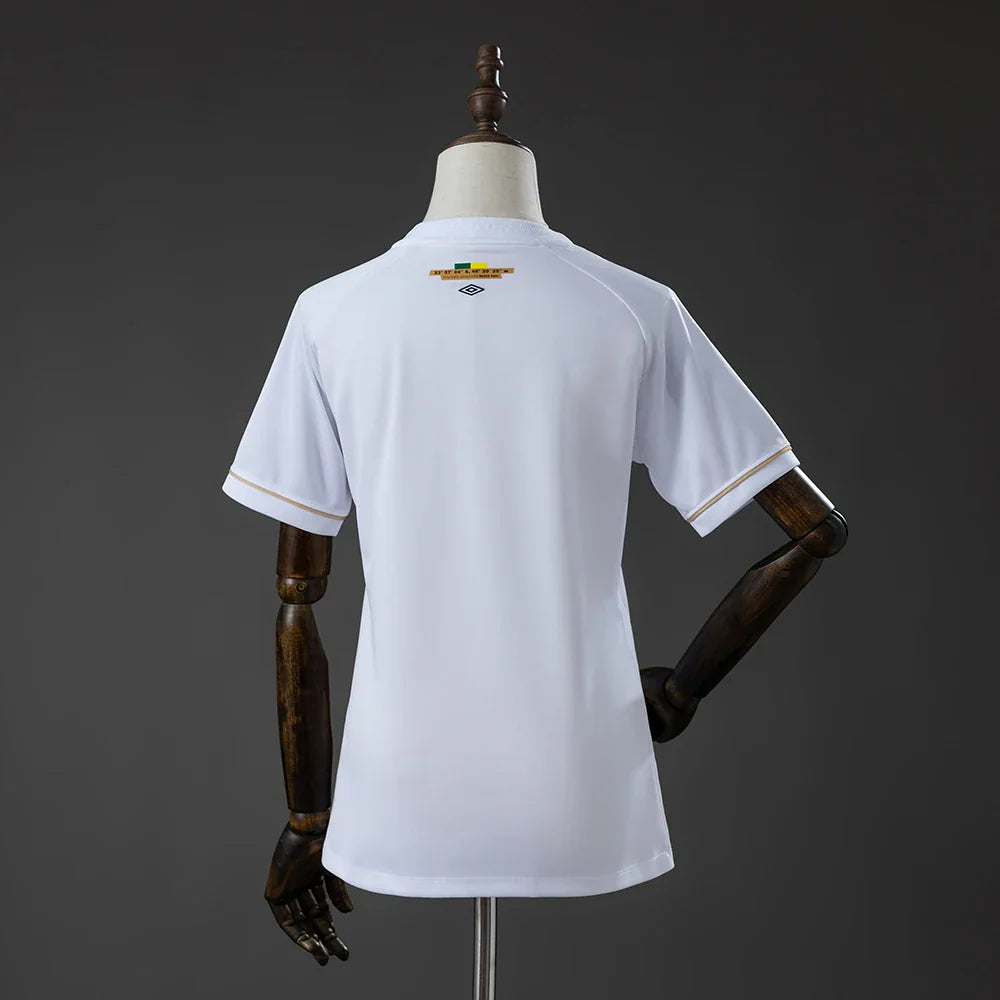 Camiseta Santos primera equipación 26/27 de mujer espalda blanca lisa - vista trasera