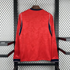 Camiseta Inglaterra segunda equipación Mundial 2026 manga larga - vista trasera