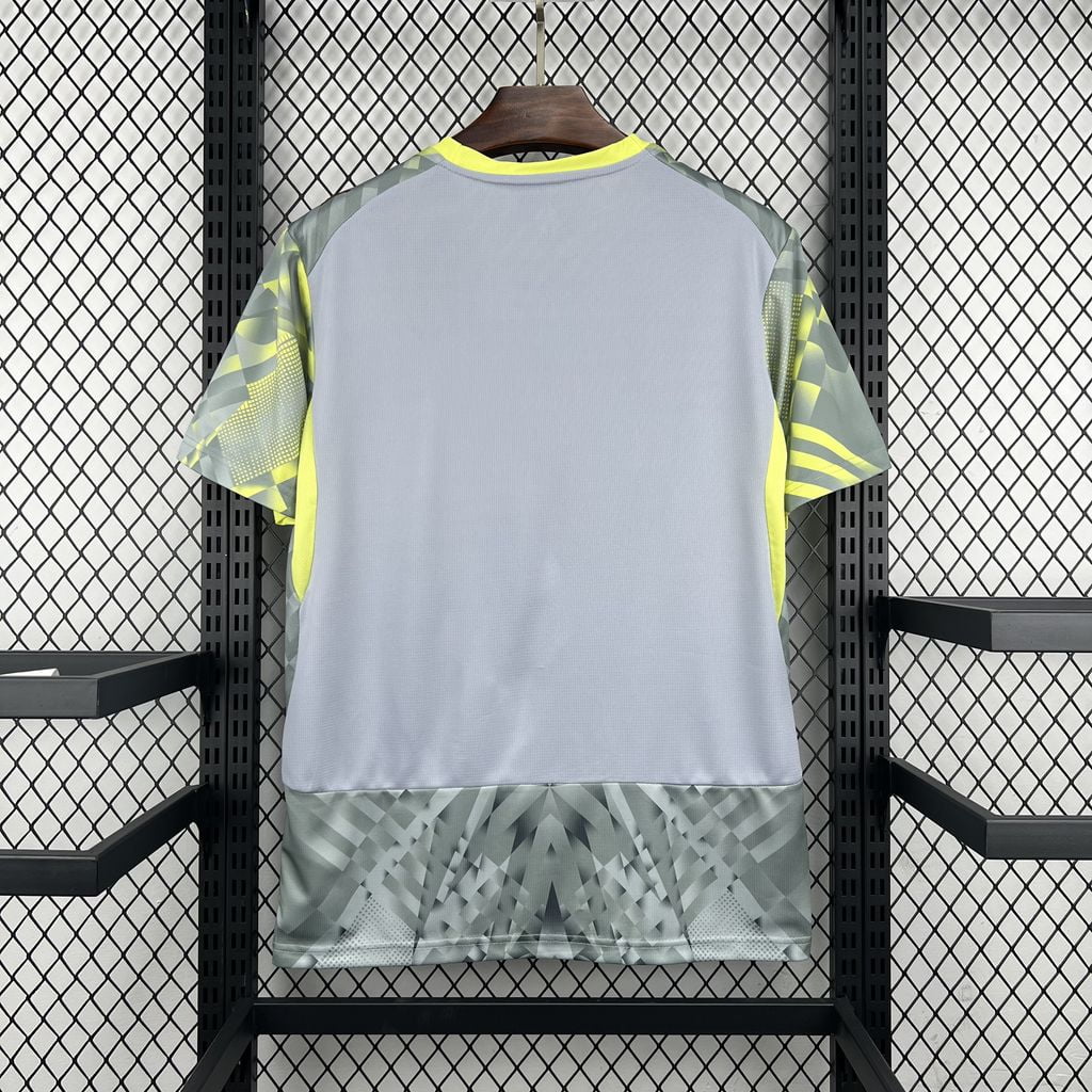 Camiseta portero Portugal 2026 gris y amarillo - vista trasera