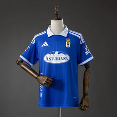 Camiseta del Real Oviedo primera equipación 26/27 azul - vista frontal