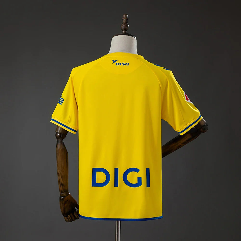Camiseta de la UD Las Palmas primera equipación 26/27 amarilla - vista trasera