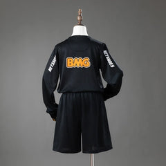 Conjunto infantil de manga larga del Santos segunda equipación 12/13 con la espalda estampada - vista trasera