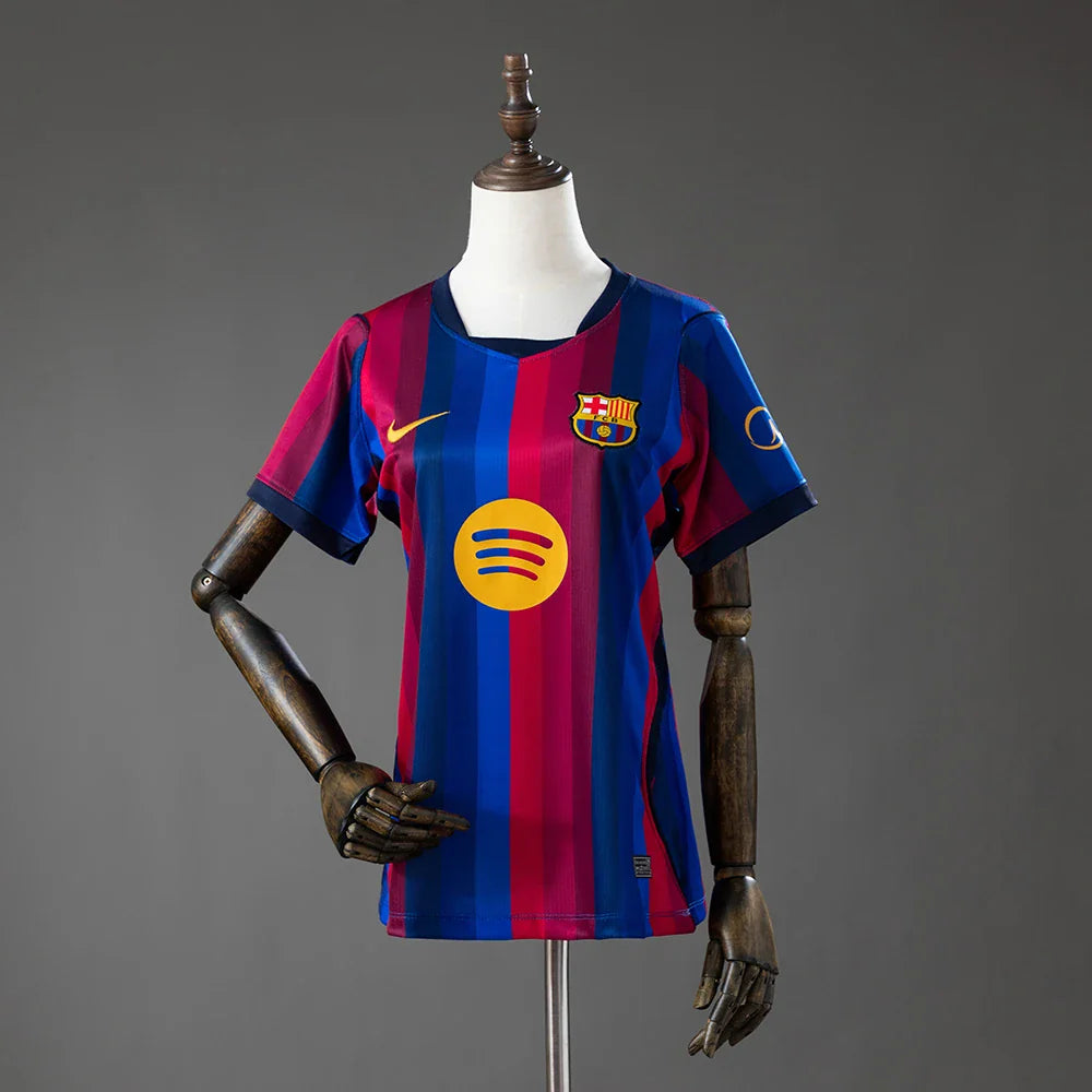 Camiseta Barcelona primera equipación 26/27 mujer, rayas azulgranas - vista frontal
