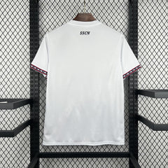Camiseta Nápoles edición especial 26/27 blanca con rosas - vista trasera