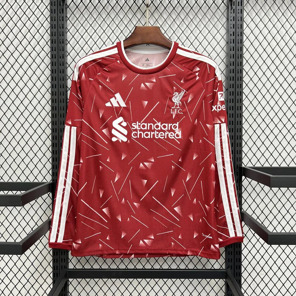 Camiseta Liverpool primera equipación 26/27 manga larga - vista frontal