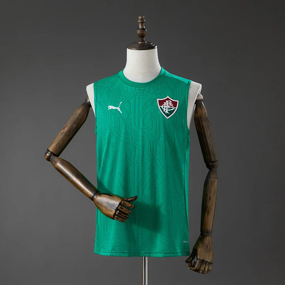 Camiseta sin mangas de entrenamiento del Fluminense 26/27 verde - vista frontal