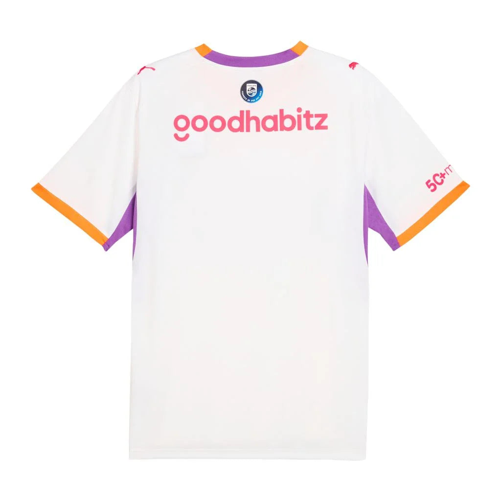 Camiseta PSV Eindhoven segunda equipación 26/27 blanca - vista trasera