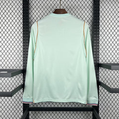 Camiseta Francia segunda equipación 2026 manga larga verde menta - vista trasera