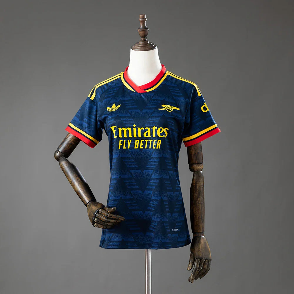 Camiseta Arsenal segunda equipación 26/27 mujer, azul marino - vista frontal