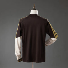 Camiseta de entrenamiento del Flamengo 26/27 manga larga marrón - vista trasera