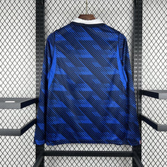 Camiseta Francia primera equipación 2026 manga larga azul - vista trasera