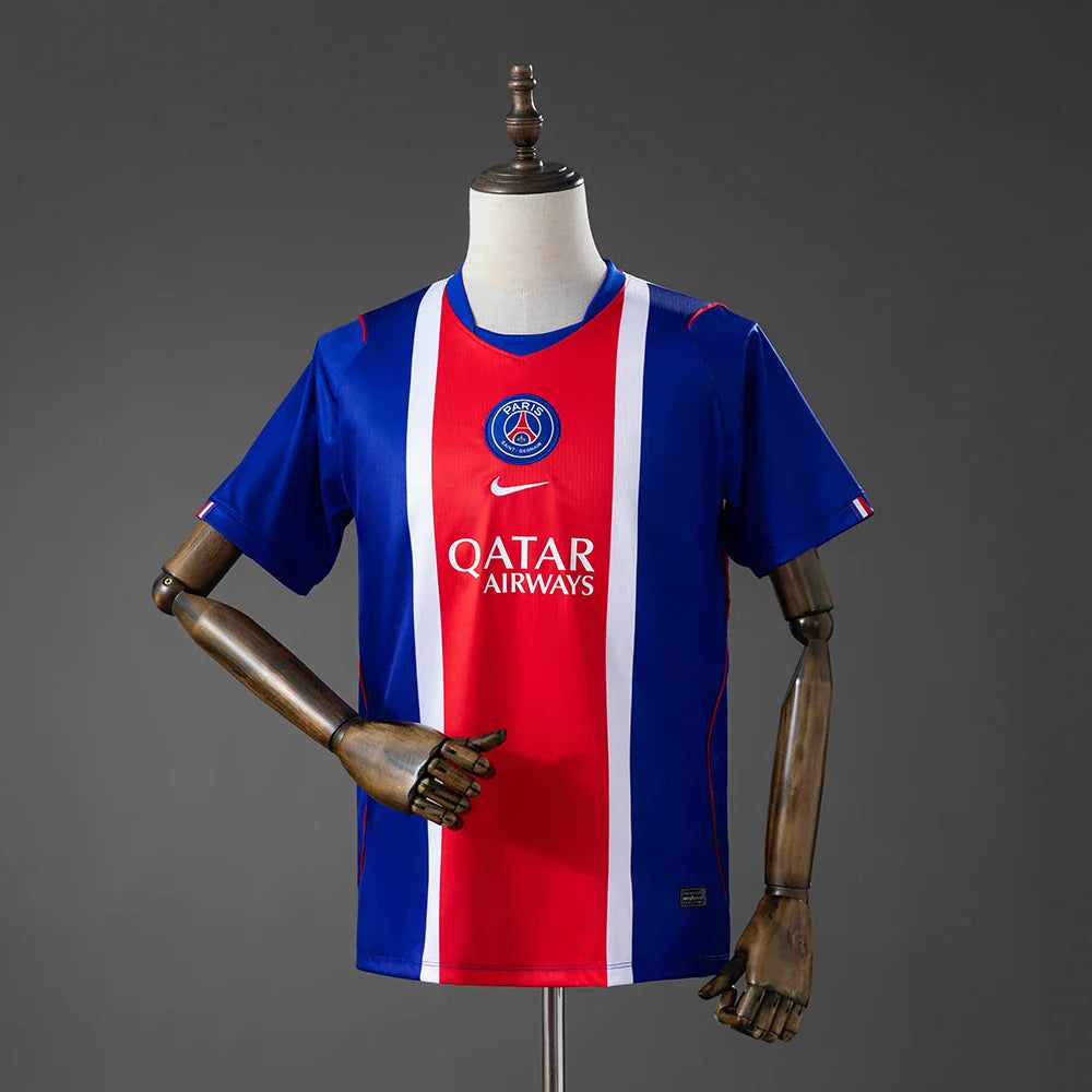 Camiseta PSG primera equipación 26/27 azul con franja roja - vista frontal