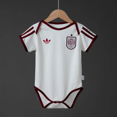 Body de bebé de España segunda equipación 26/27 blanco - vista frontal