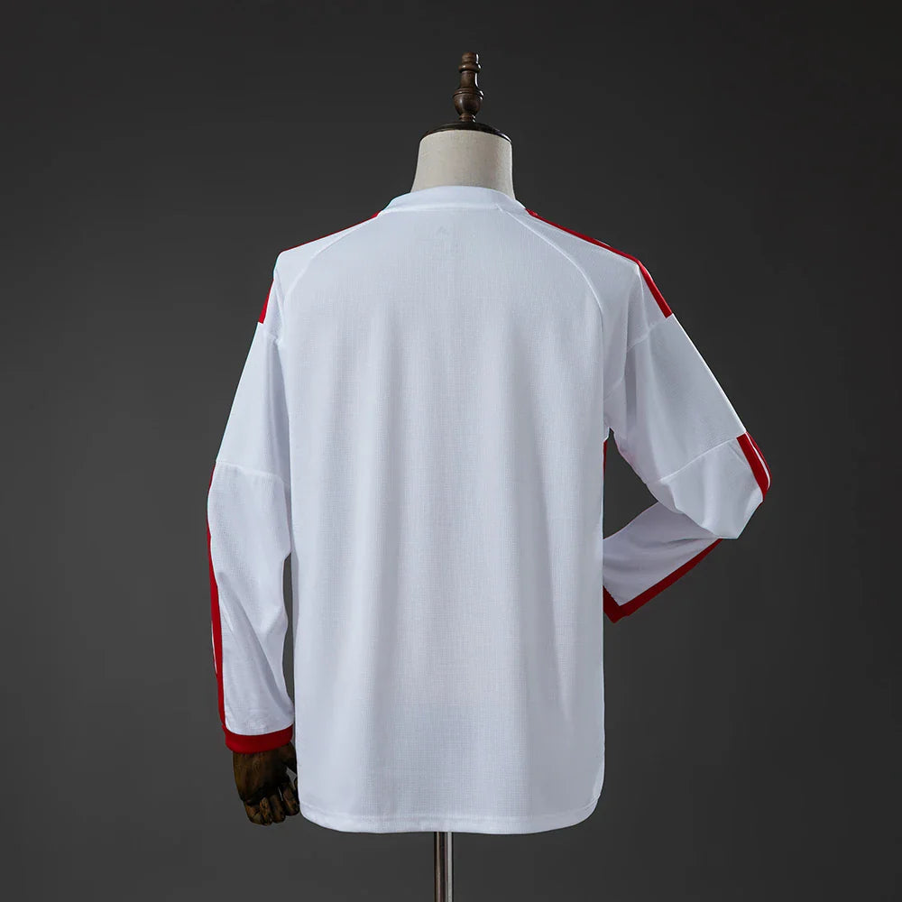 Camiseta Flamengo 26/27 manga larga, espalda blanca lisa - vista trasera