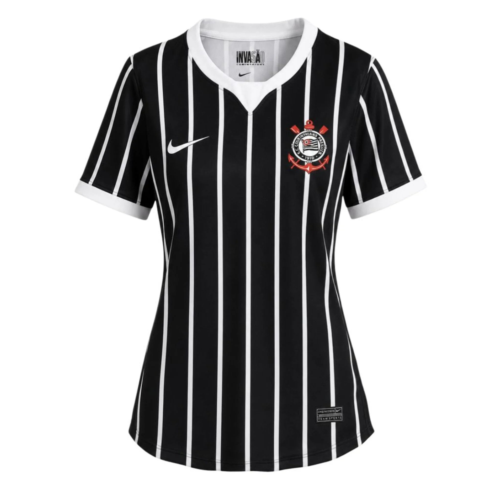 Camiseta Corinthians segunda equipación 26/27 mujer negra - vista frontal