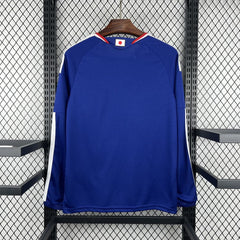 Camiseta Japón primera equipación 2026 manga larga azul - vista trasera