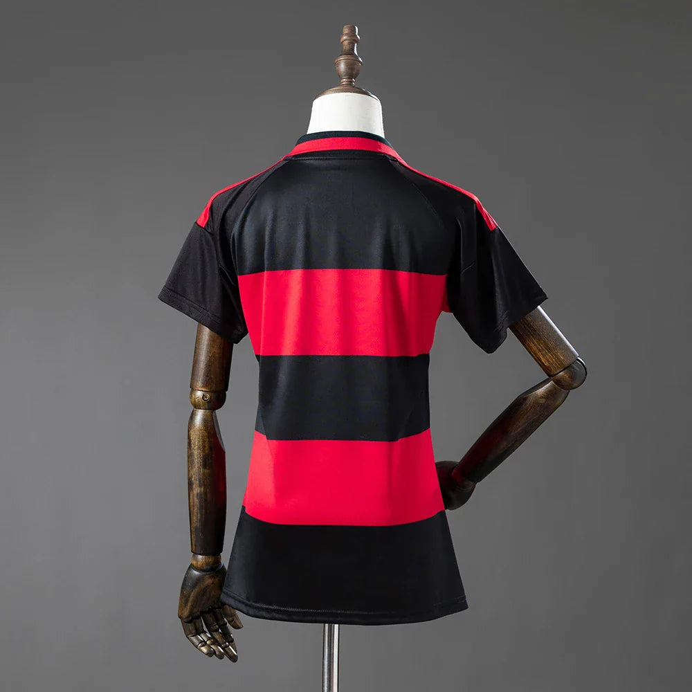 Camiseta del Flamengo primera equipación 26/27 para mujer roja y negra - vista trasera