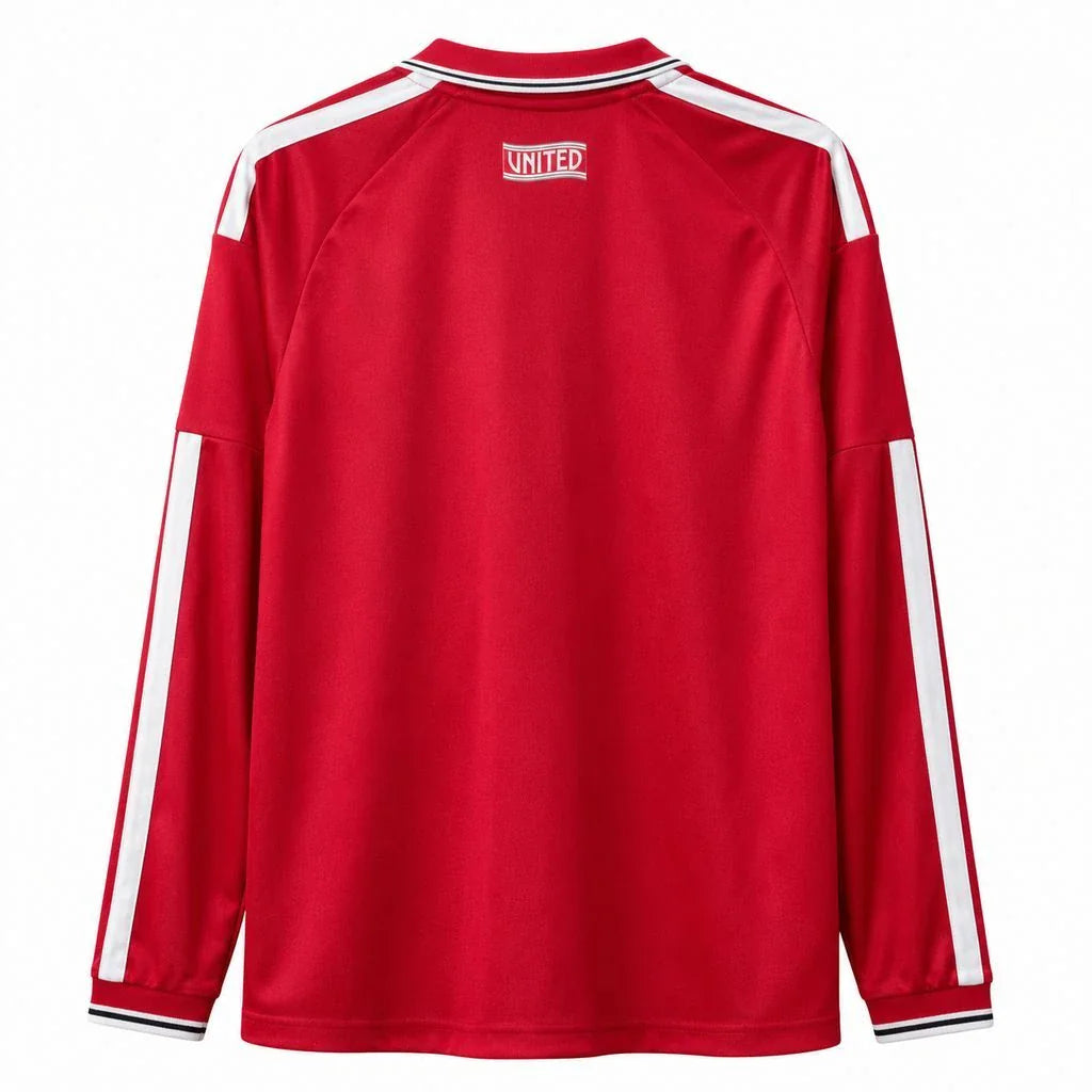 Camiseta Manchester United primera equipación 26/27 manga larga - vista trasera