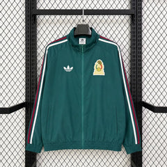 Chaqueta México Mundial 2026 verde - vista frontal