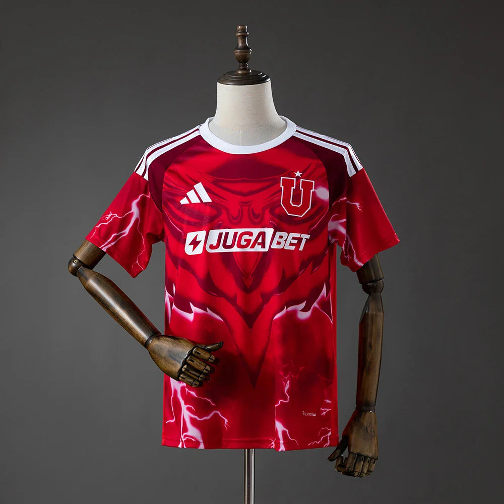 Camiseta Universidad de Chile tercera equipación 26/27 roja - vista frontal