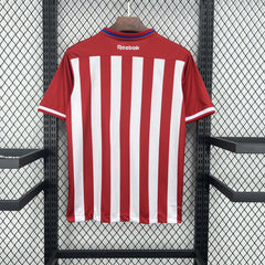 Camiseta Náutico primera equipación 26/27 a rayas rojas y blancas - vista trasera