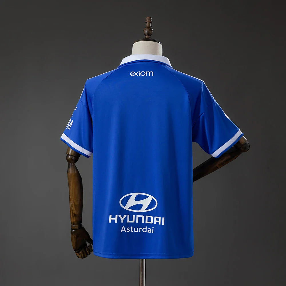 Camiseta del Real Oviedo primera equipación 26/27 con el rótulo trasero - vista trasera