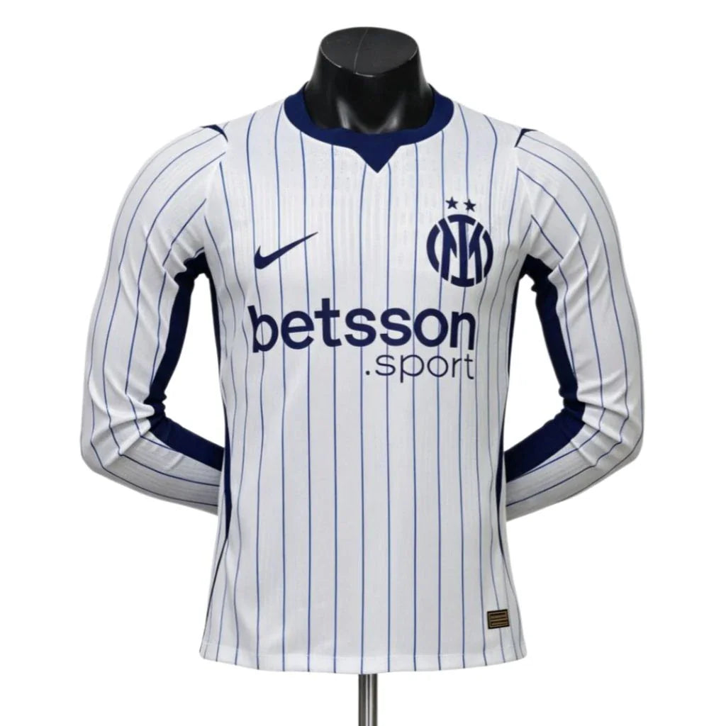 Camiseta Inter Milán segunda equipación 26/27 manga larga versión jugador - vista frontal