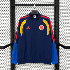 Chaqueta Colombia Mundial 2026 azul marino - vista frontal