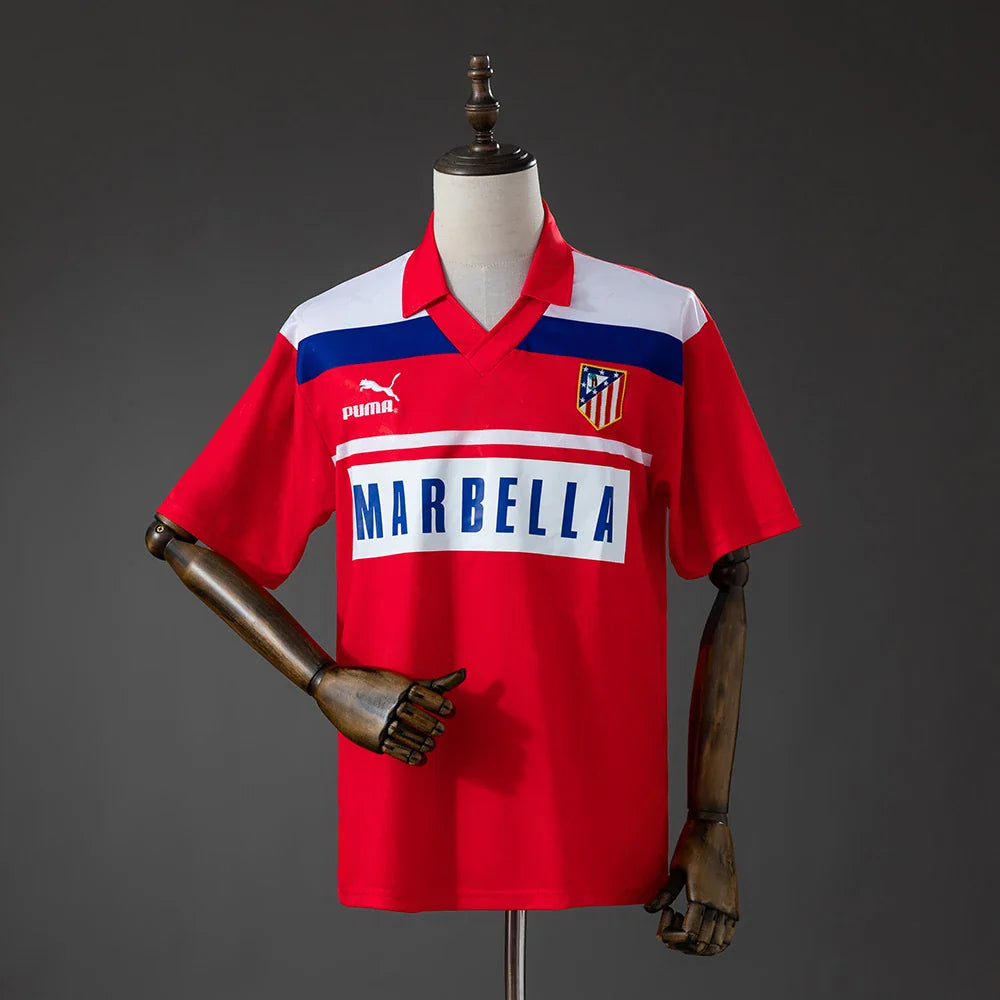 Camiseta retro Atlético de Madrid segunda equipación 90/93 - vista frontal