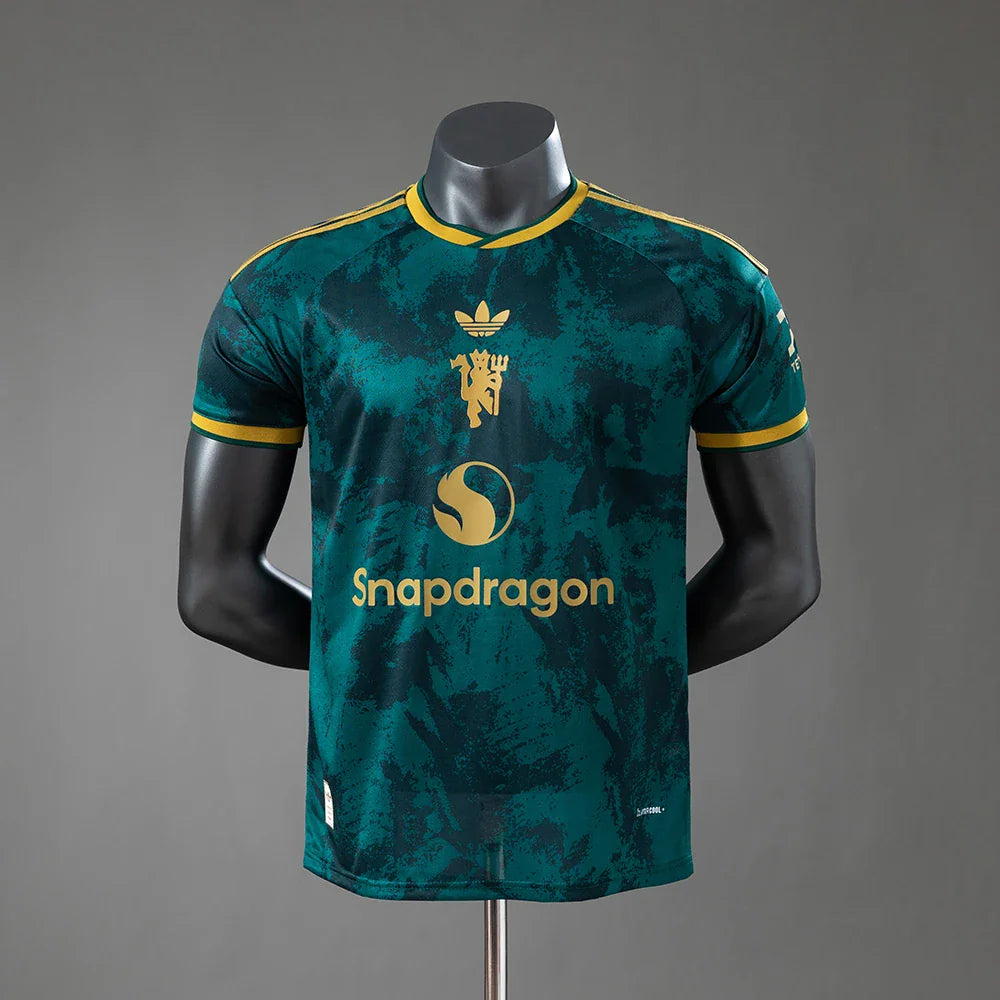 Camiseta del Manchester United 26/27 edición especial verde versión jugador - vista frontal