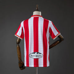 Camiseta Sporting de Gijón primera equipación 26/27 rojiblanca - vista trasera