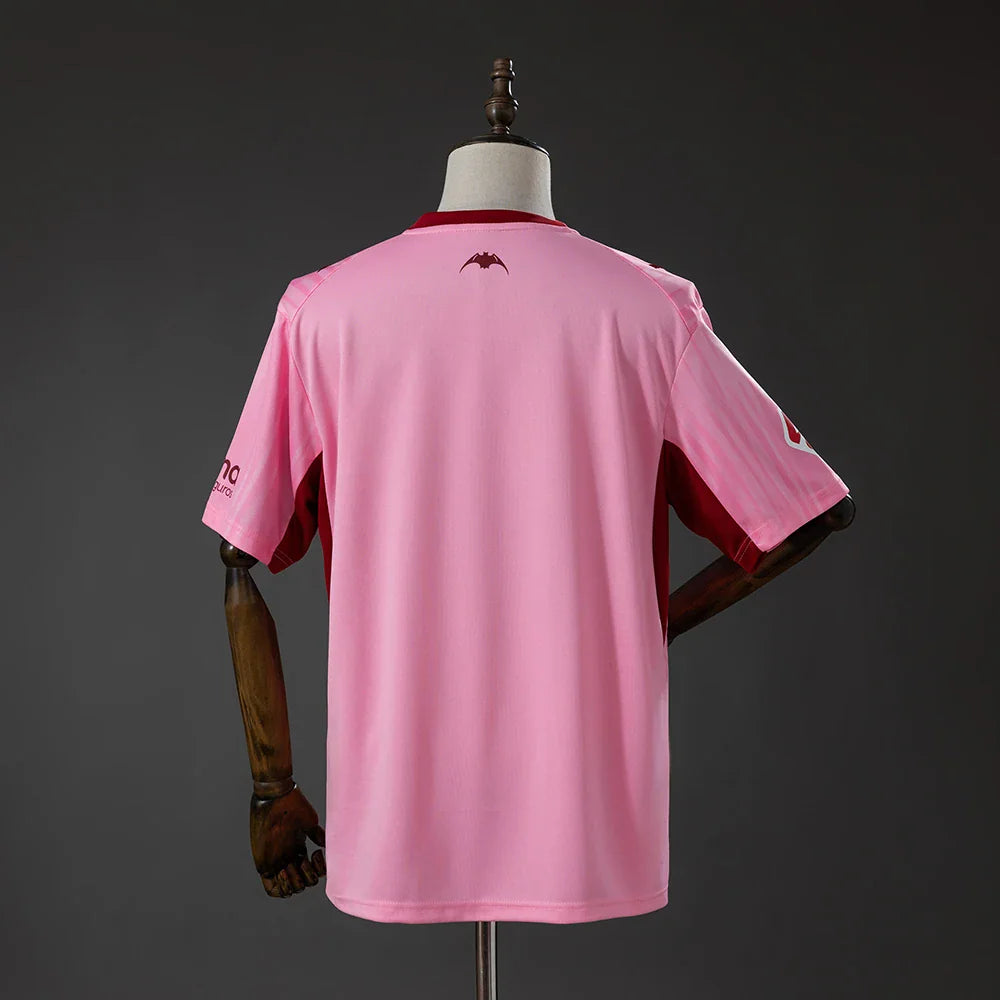 Camiseta Valencia CF tercera equipación 26/27 rosa - vista trasera