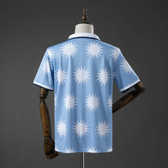 Camiseta especial de Uruguay 26/27 celeste con soles blancos - vista trasera