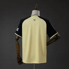 Camiseta del Kaiserslautern tercera equipación 26/27 amarilla con mangas negras - vista trasera
