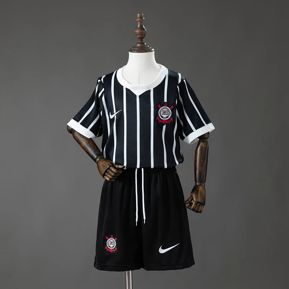 Conjunto Corinthians segunda equipación 26/27 niños - vista frontal