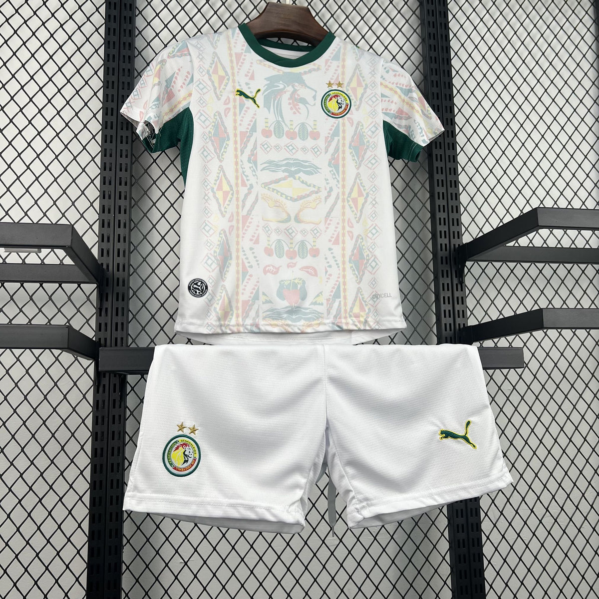 Conjunto infantil de Senegal primera equipación 2026 - vista frontal
