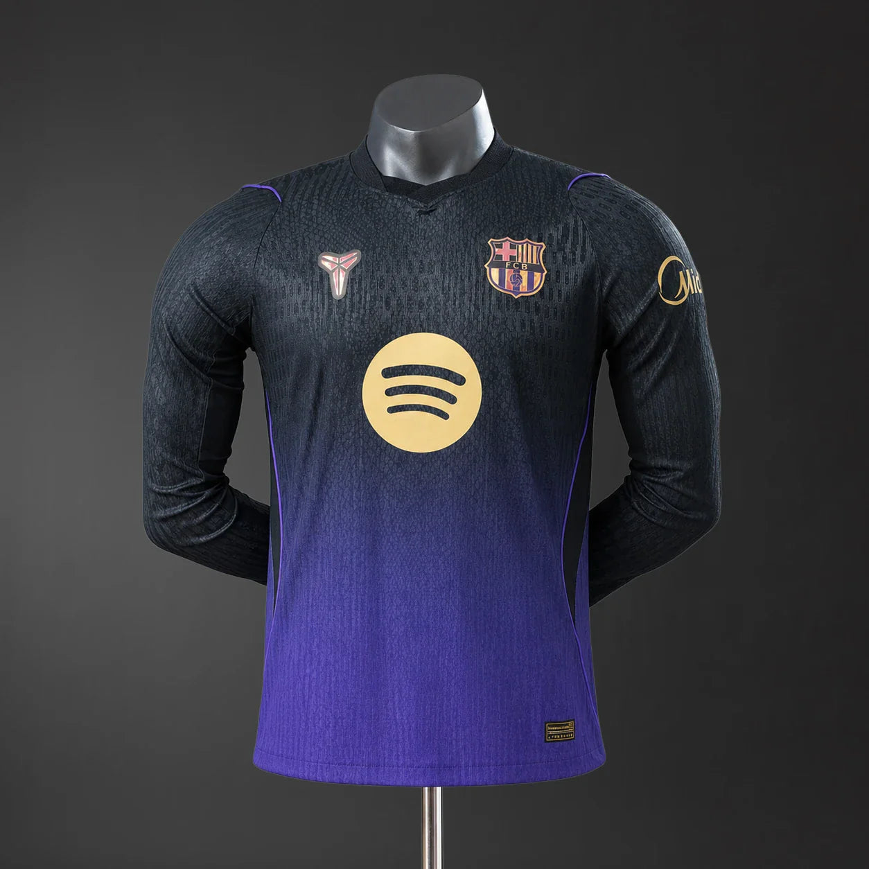 Camiseta Barcelona Kobe Bryant 26/27 manga larga versión jugador - vista frontal