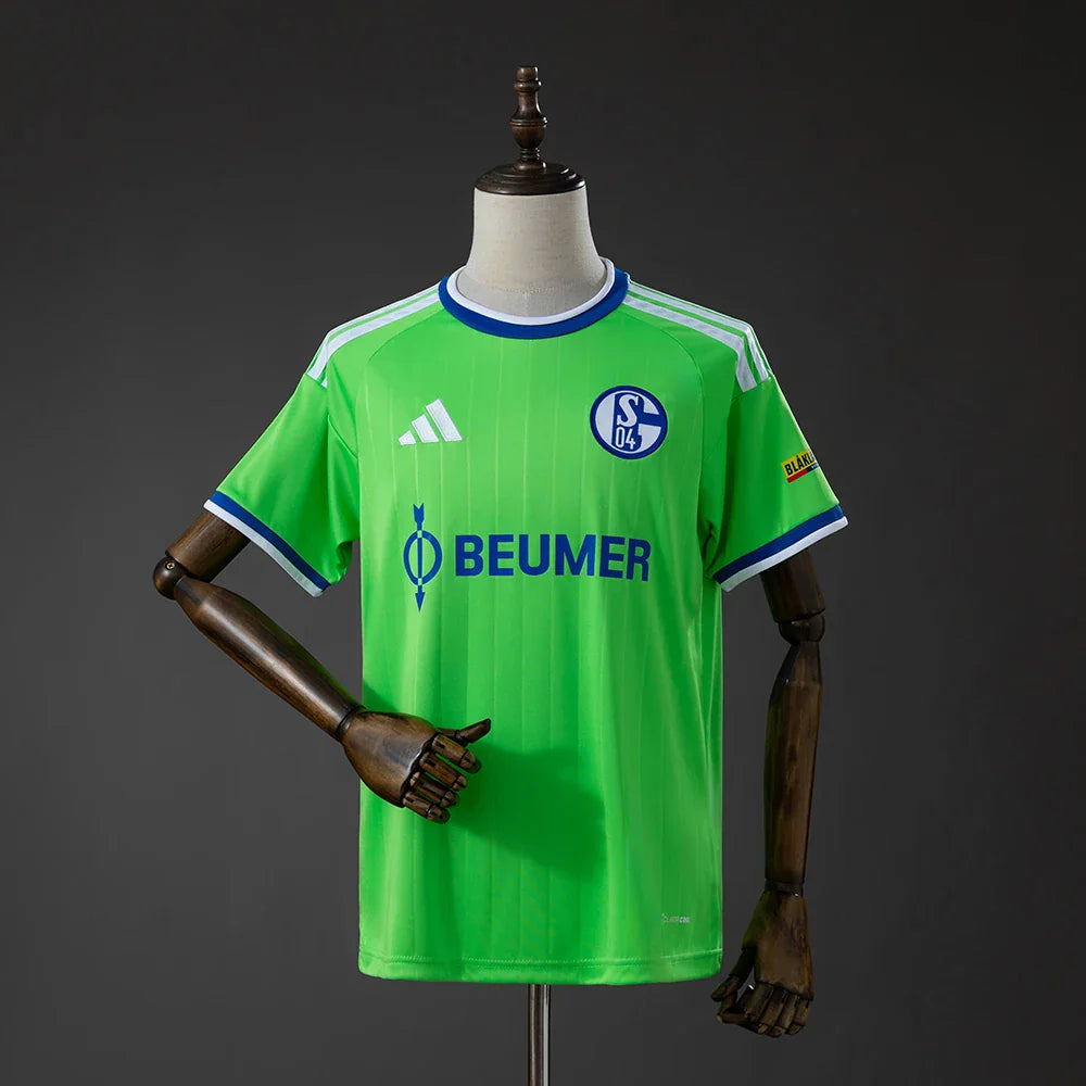 Camiseta Schalke 04 segunda equipación 26/27 verde - vista frontal
